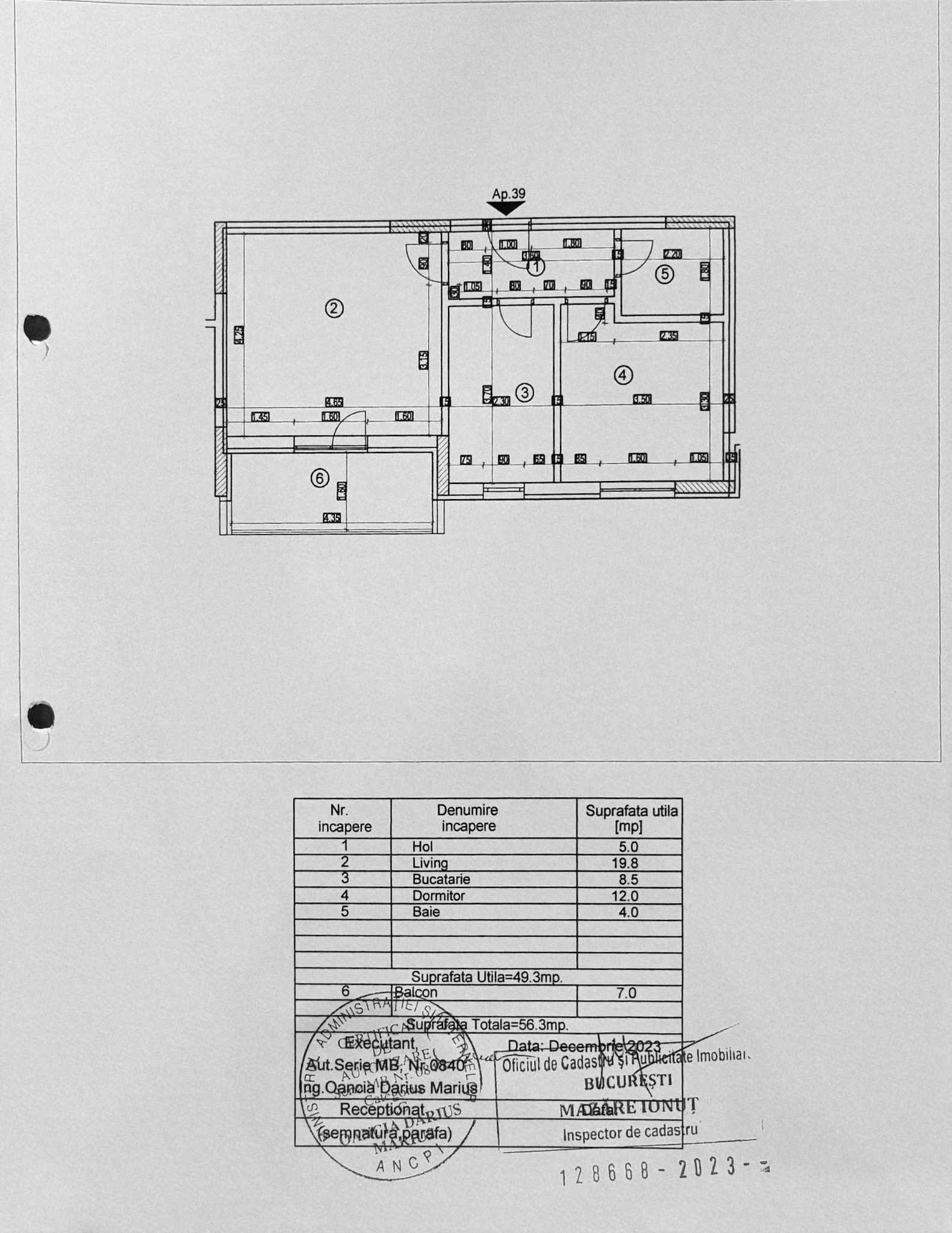 Apartamente noi de vanzare Titan - Apartament 39