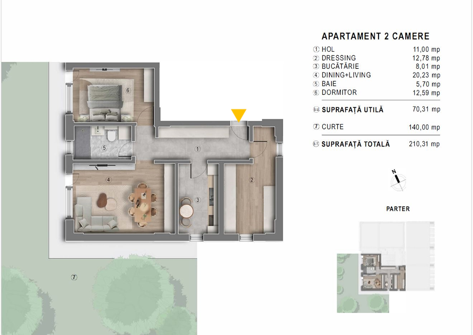 Apartamente noi de vanzare Titan - Apartament 38